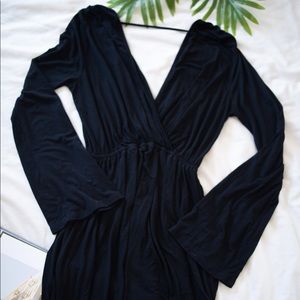 Low Cut Little Black Dress